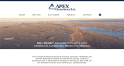 Desktop Screenshot of apexgeoscience.com